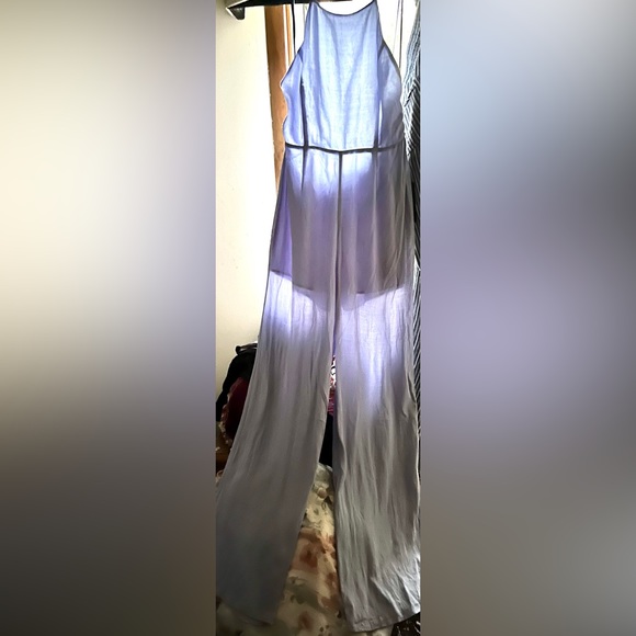 SENT AS FREE GIFT! Forever 21 Back Halter Jumpsuit NEW Size Large - Picture 1 of 2